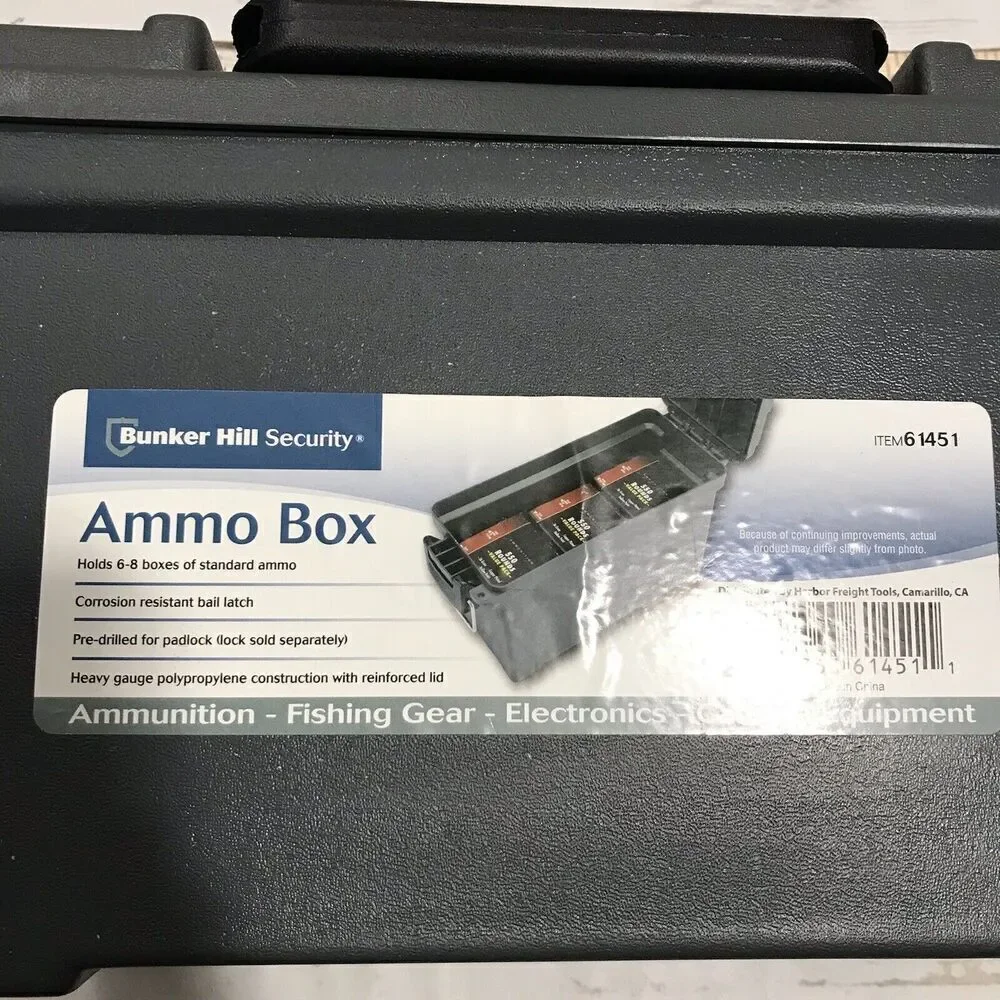 Bunker Hill Security Ammo Dry Box  Holds 6-8 Boxes‎ of Ammo